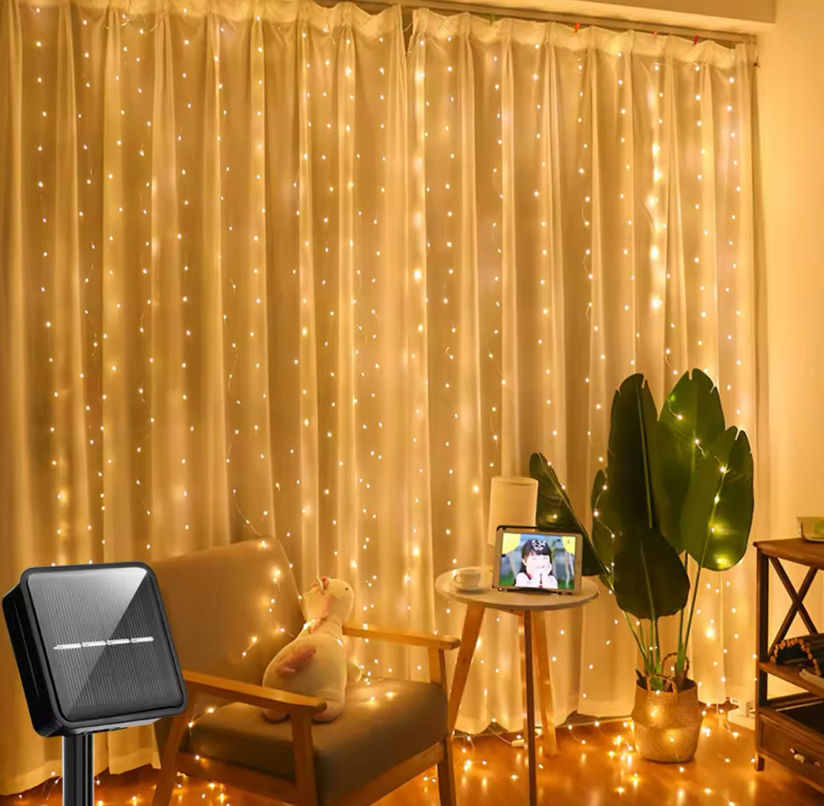 Wetterfeste Solar Outdoor LED Lichterkette