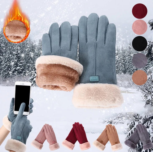 Gefütterte Frauen Winter Handschuhe