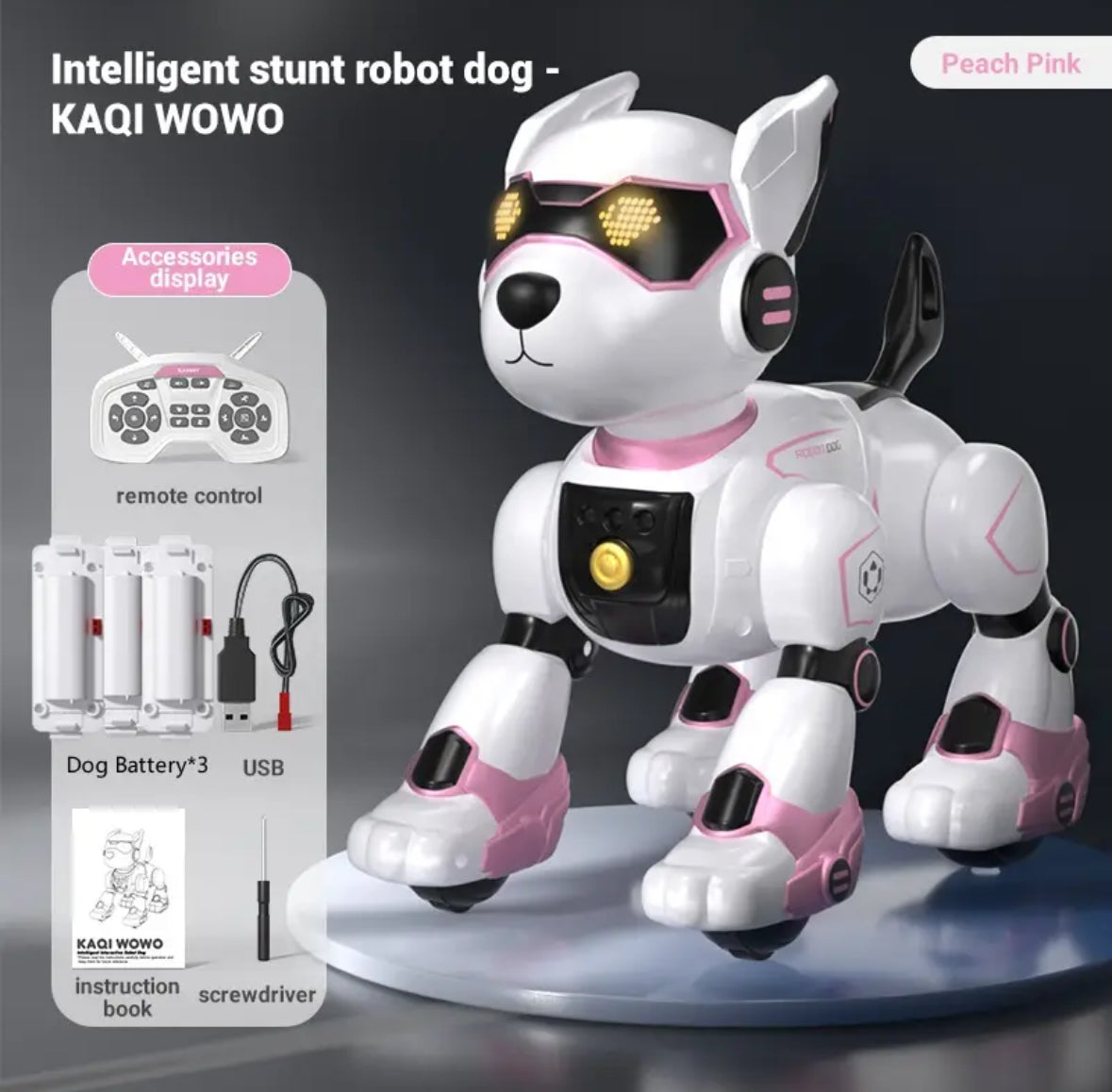 Intelligenter Stunt Roboter Hund