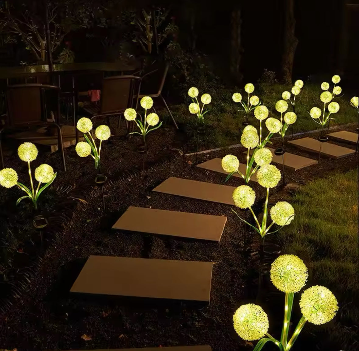Solar Löwenzahn LED Outdoor Gartenlicht