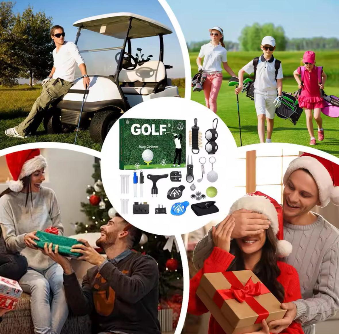 Golfer Adventskalender