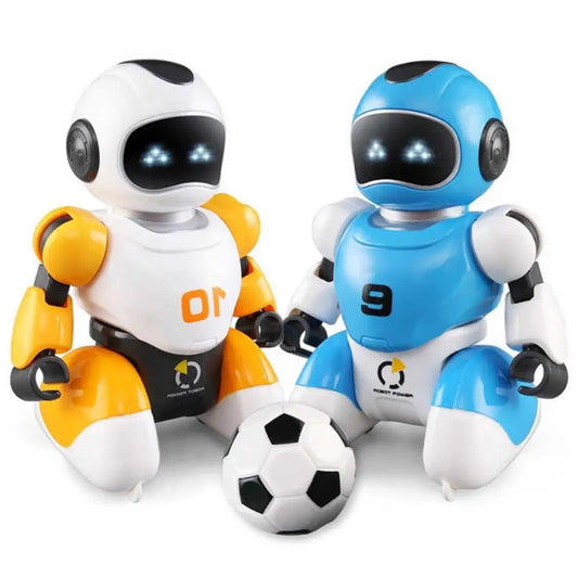 2 Lustige Fussball Roboter