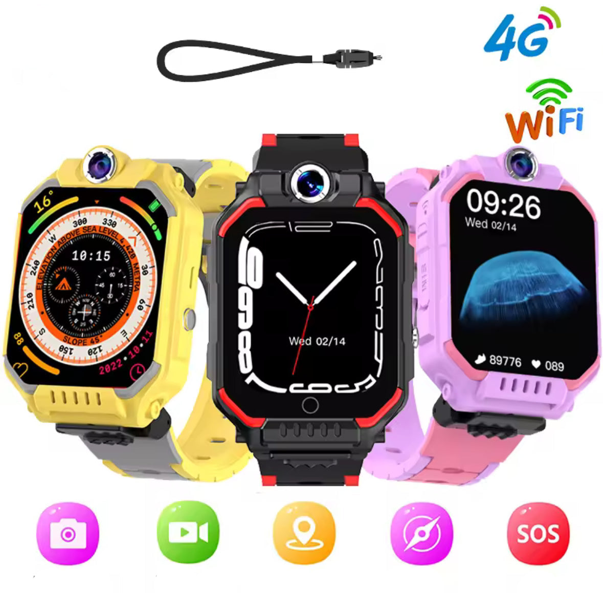 Premium Sicherheits Smart Watch für Kinder