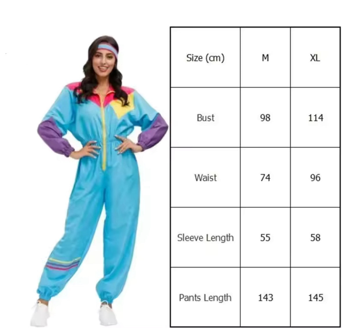 Vintage 80er Jahre Disco Kostüm