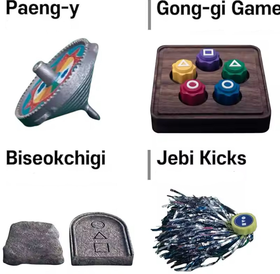 Squid Game Überlebens Spiele Set