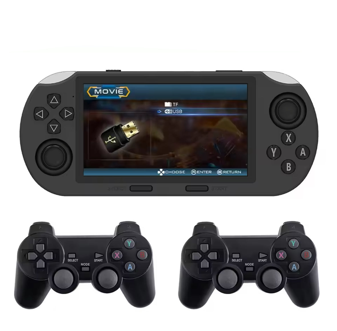 2 in 1 Mobile Retro Spiele Konsole