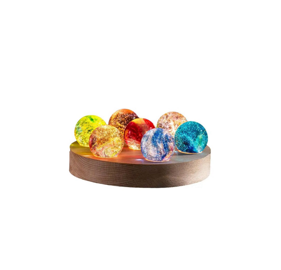 Leuchtende LED Kristall Kugel Lampe