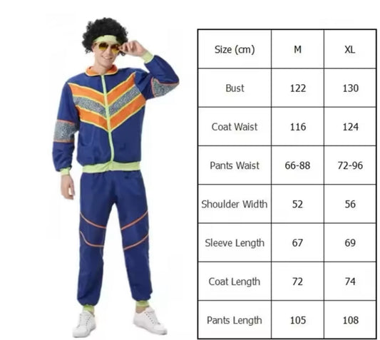 Vintage 80er Jahre Disco Kostüm