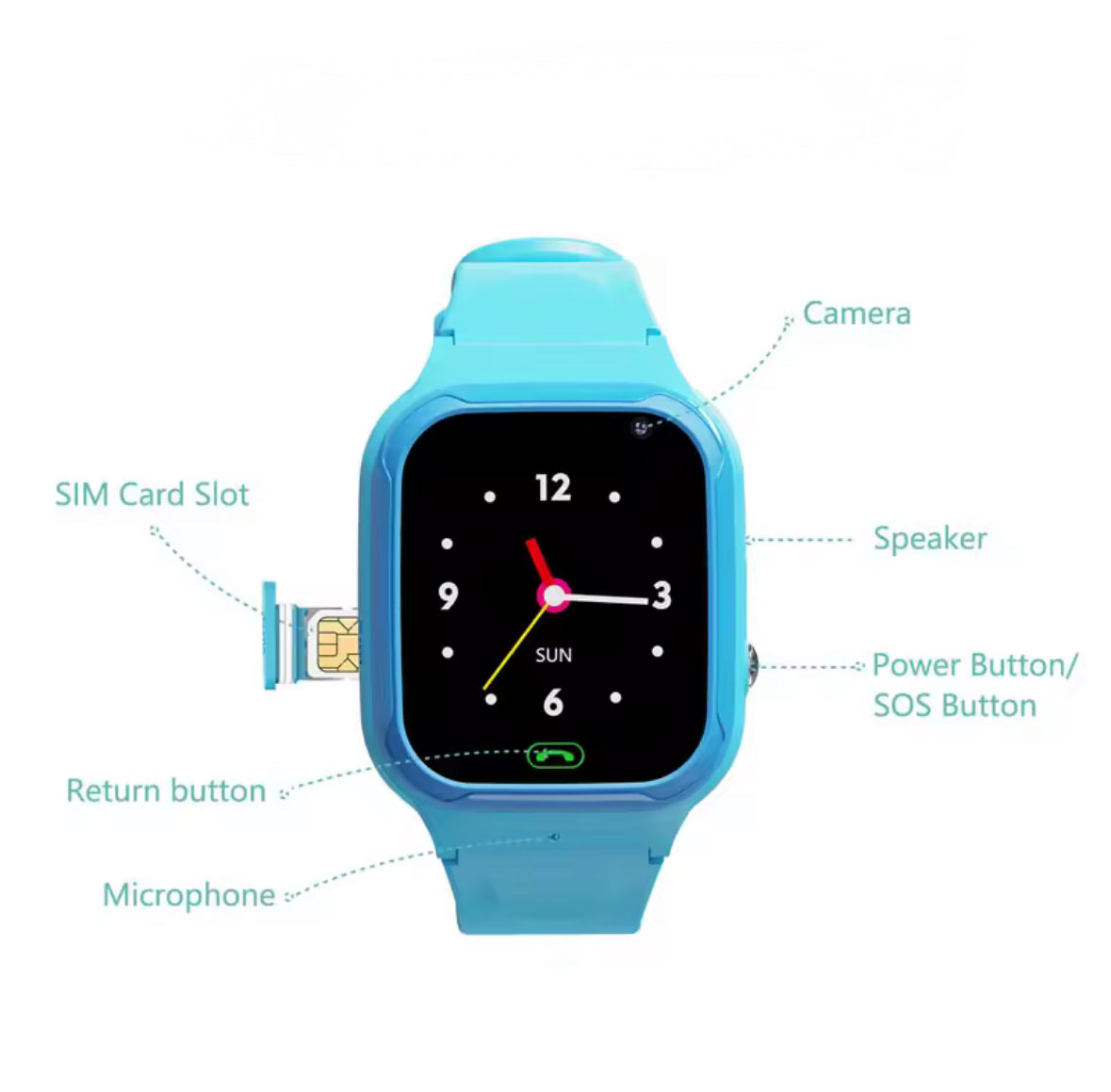 Sicherheits Smart Watch für Kinder