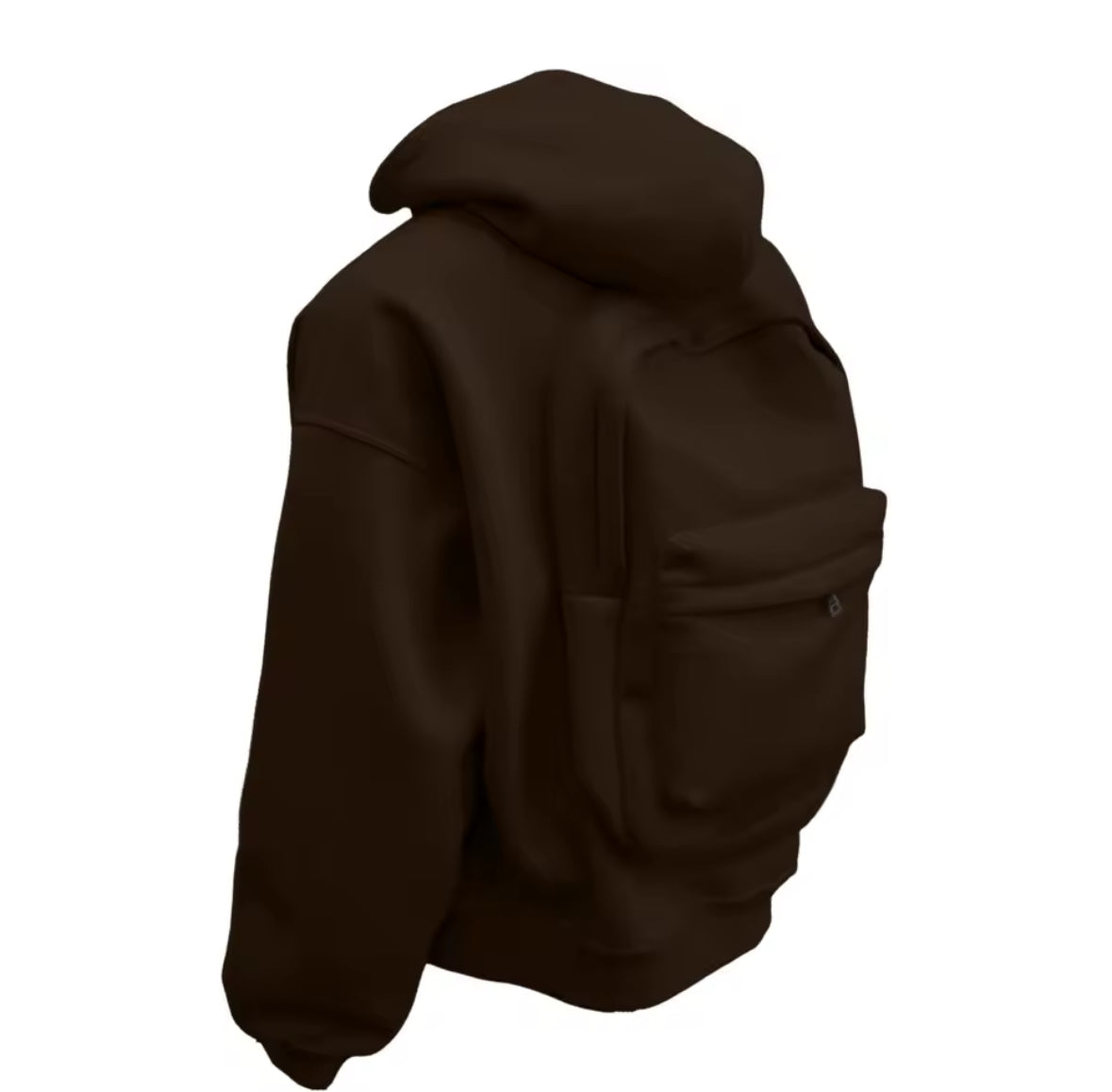 Rucksack Reissverschluss Sweatshirt