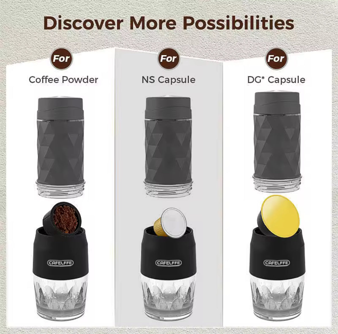 Manuelle Stromfreie Kaffee Maschine