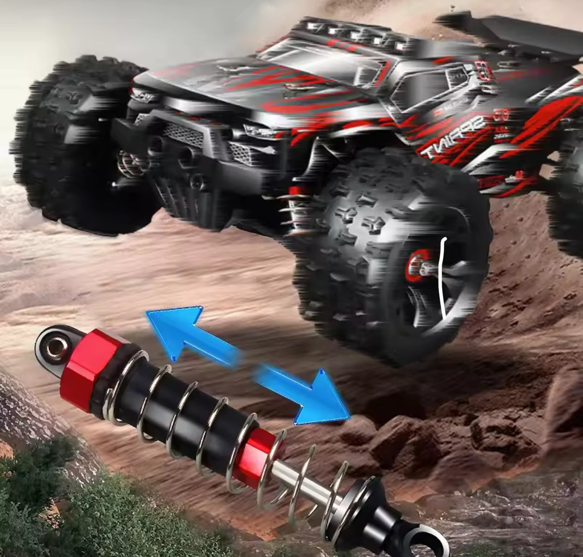 Hochgeschwindigkeits Off-Road RC Rennwagen