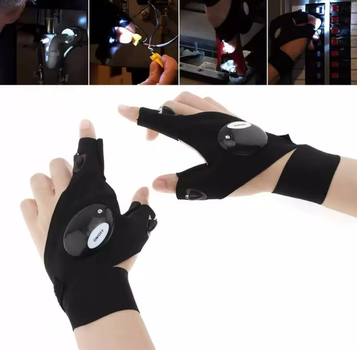 LED Werkzeug Taschenlampen Handschuhe