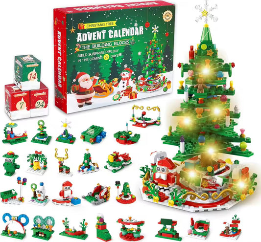 XXL LED Baustein Spass Adventskalender