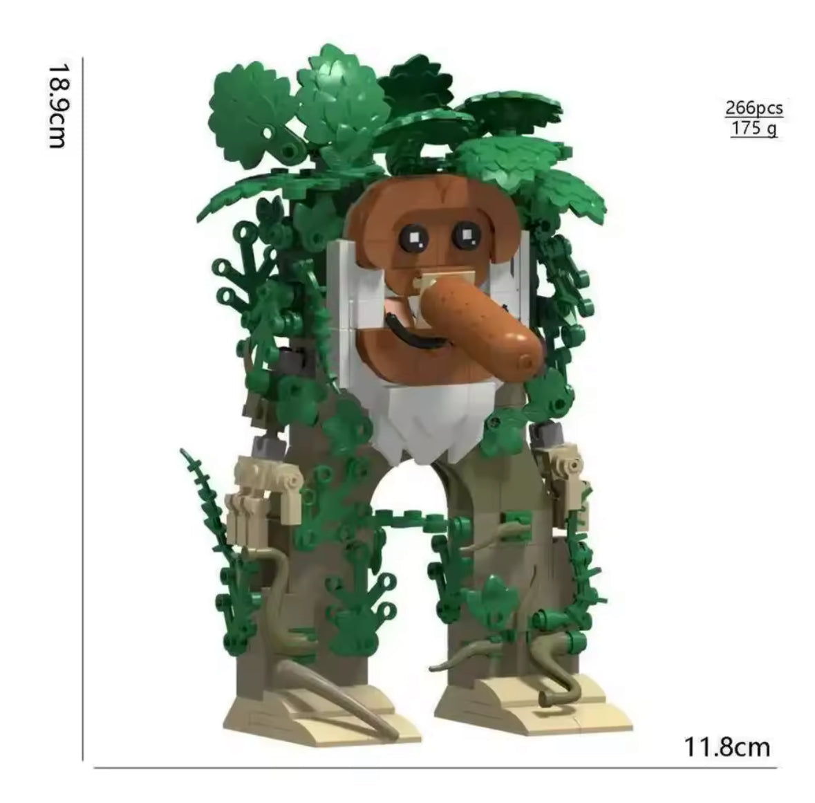 Lustige Italienischer Brainrot TikTok Baustein Figuren