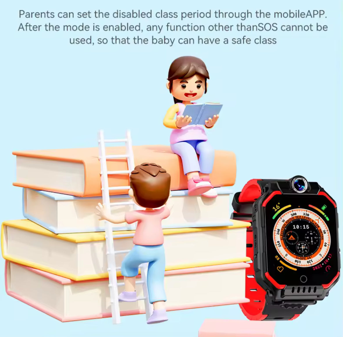 Premium Sicherheits Smart Watch für Kinder