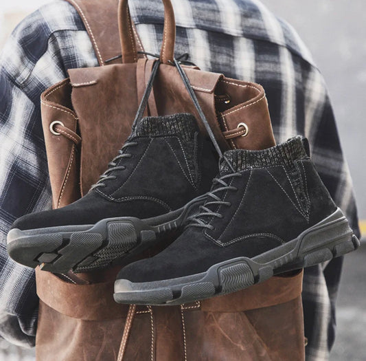 Vintage Wildleder Stiefel