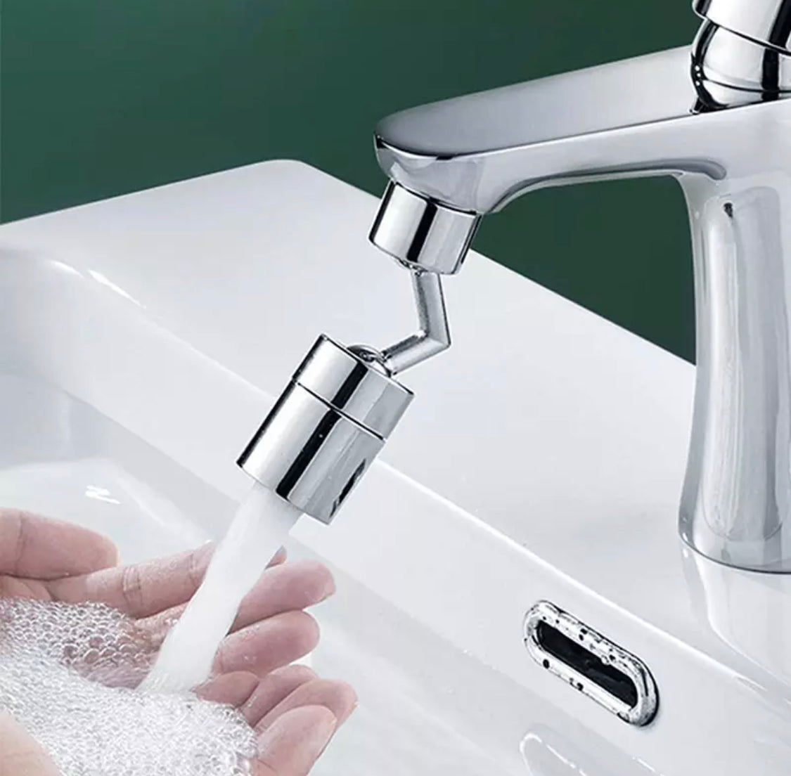 Beweglicher Wasserhahnaufsatz