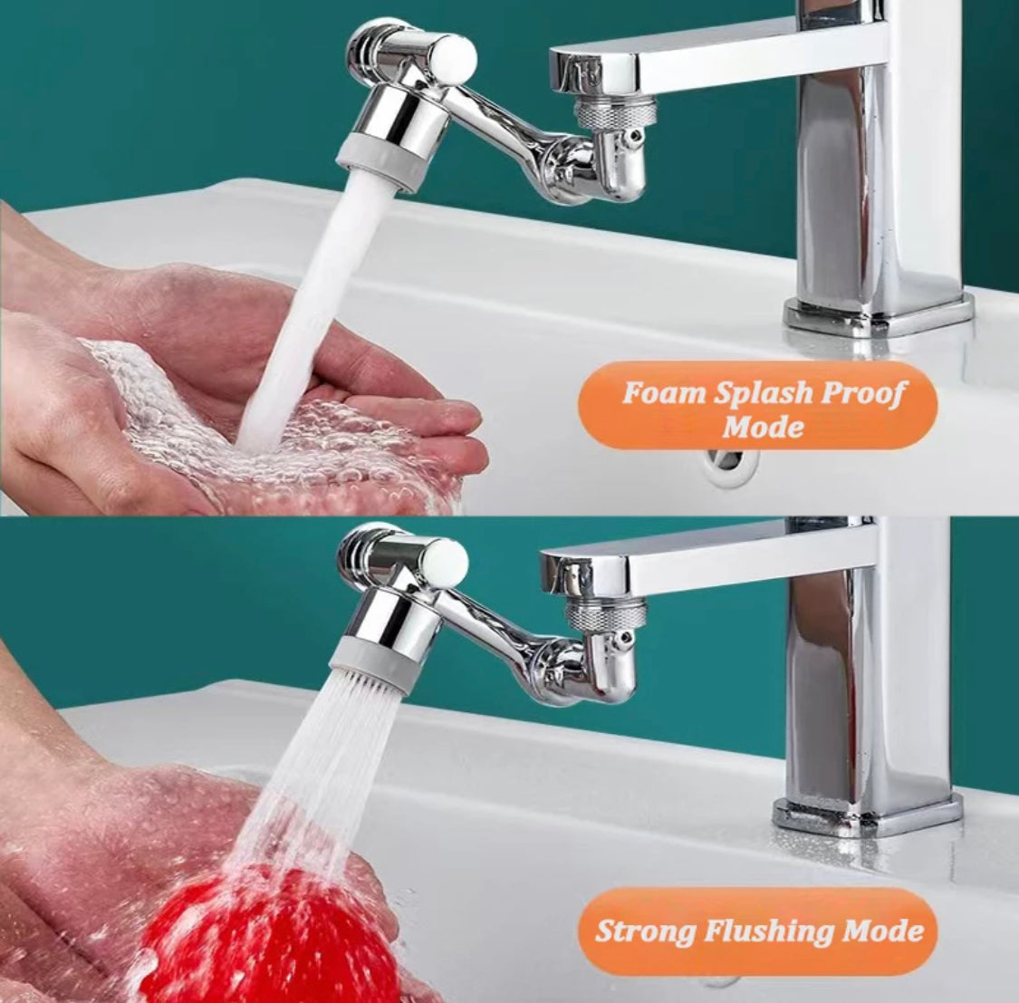 Beweglicher Wasserhahnaufsatz