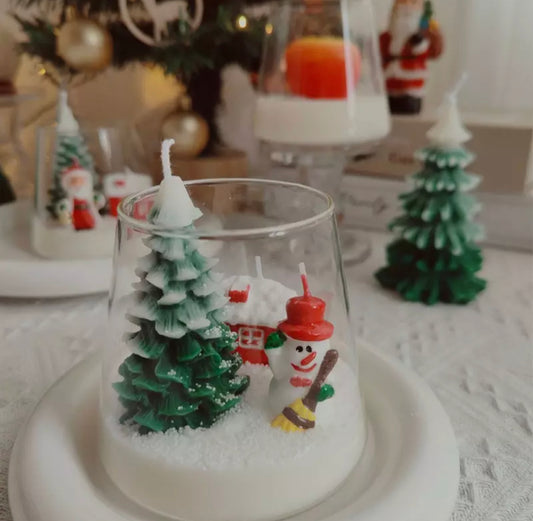 Weihnachts Duftkerze im Glas