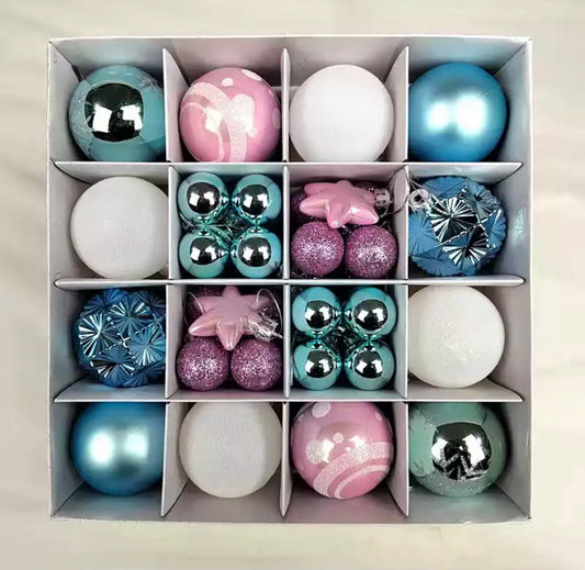 Weihnachtsbaum Kugeln 42 stk.