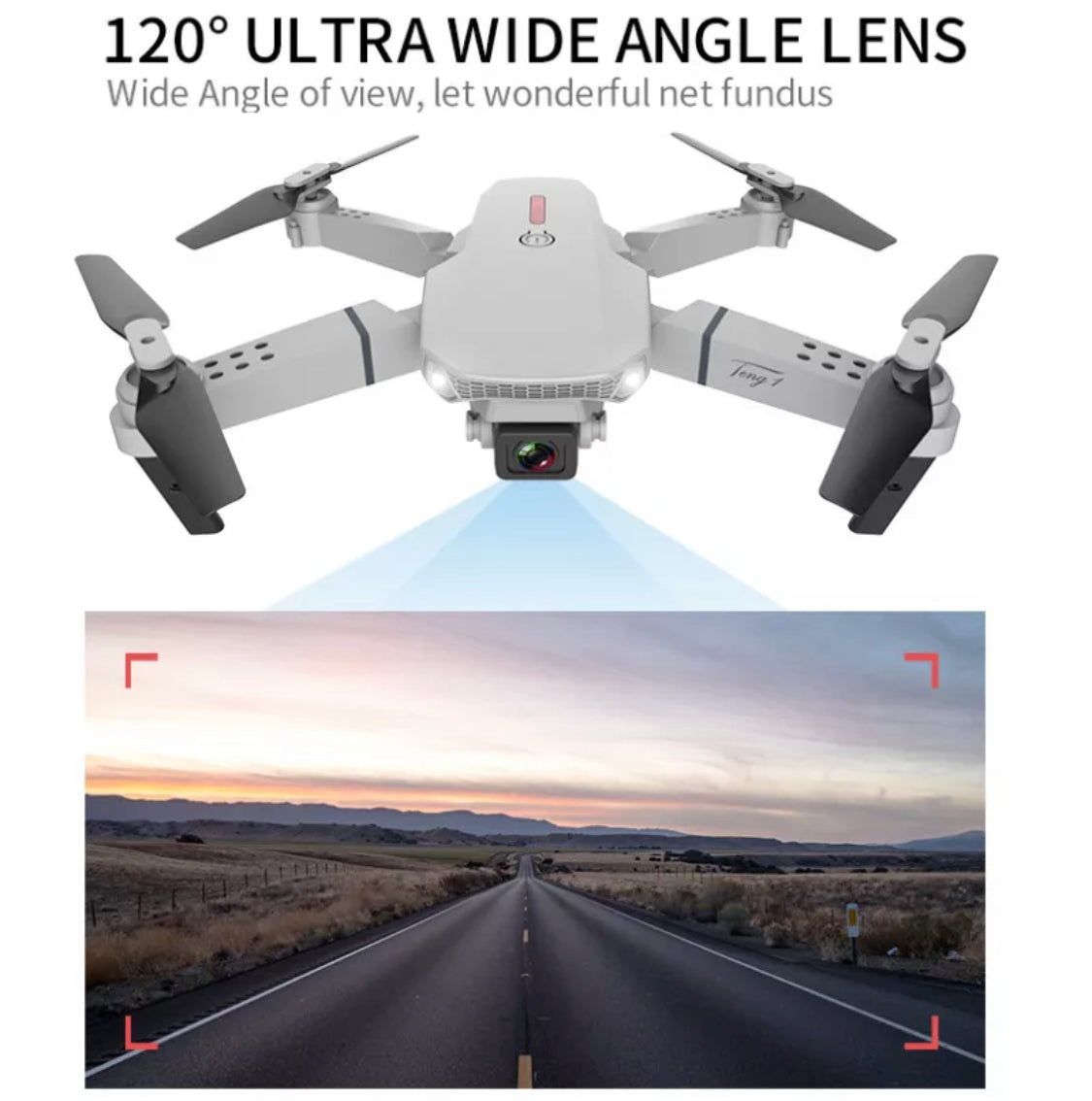 WIFI Pro Drohne mit 4K Dual Kamera