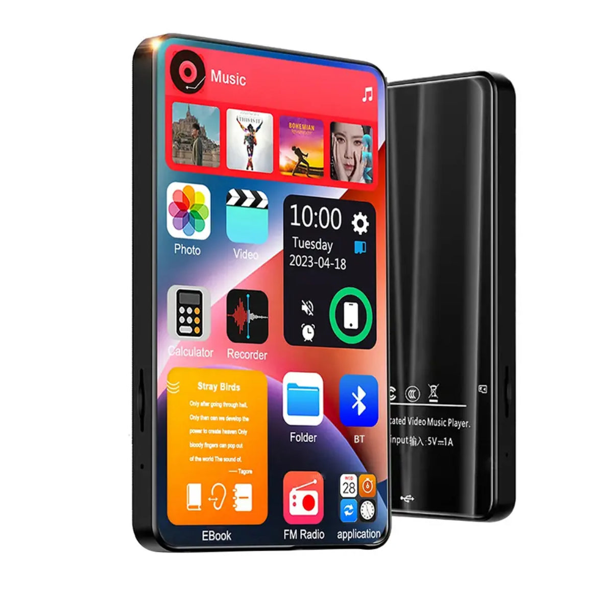 Multifunktionaler Smart Touch MP3 Player