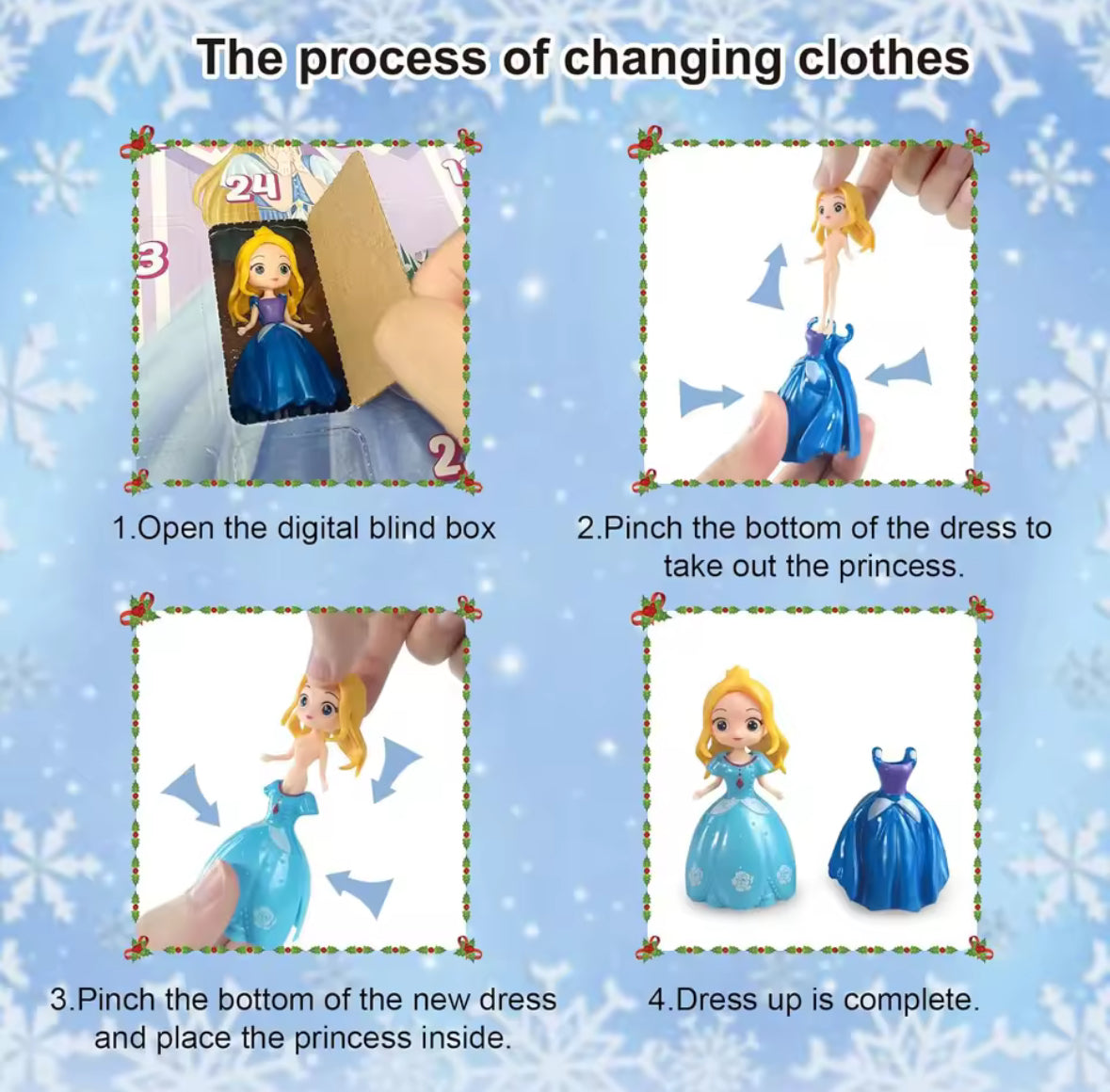 Puppen Prinzessin Adventskalender