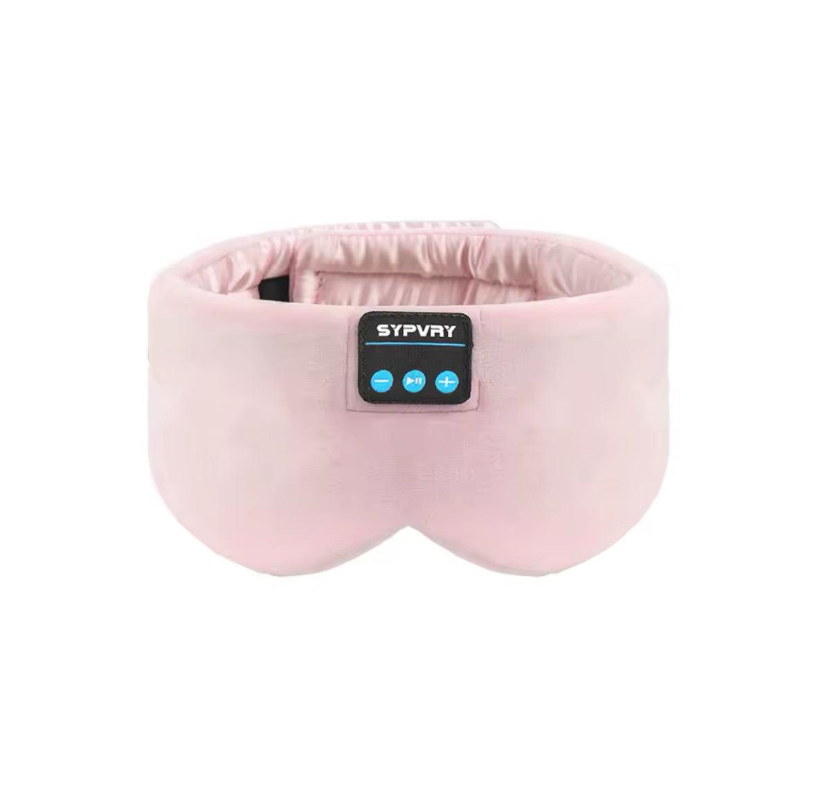 Seidene Plüsch Schlaf Maske mit Kopfhörern