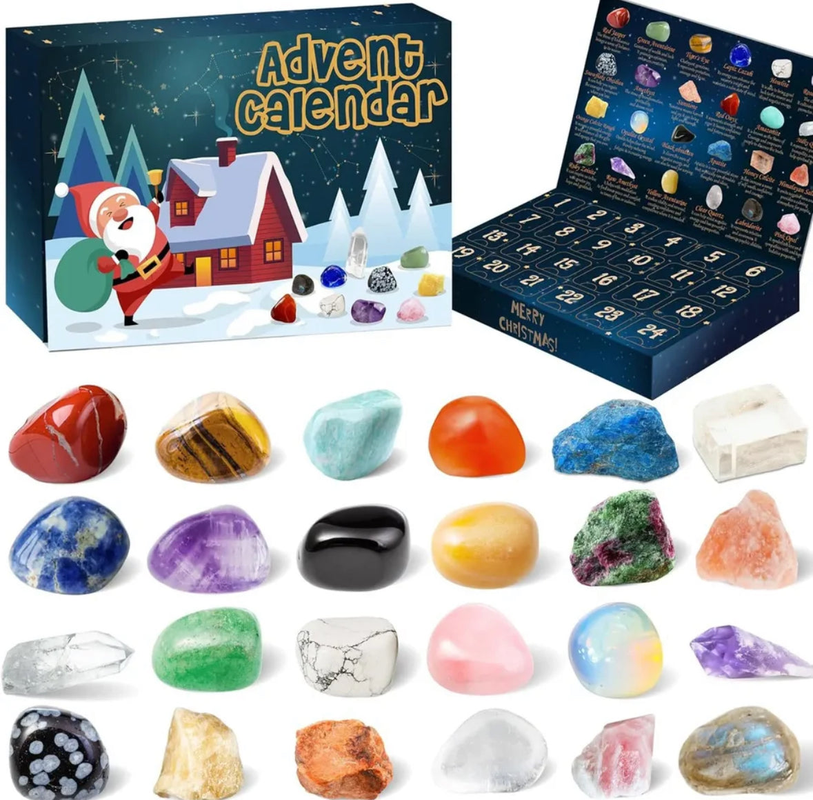 Edelstein Kristall Adventskalender