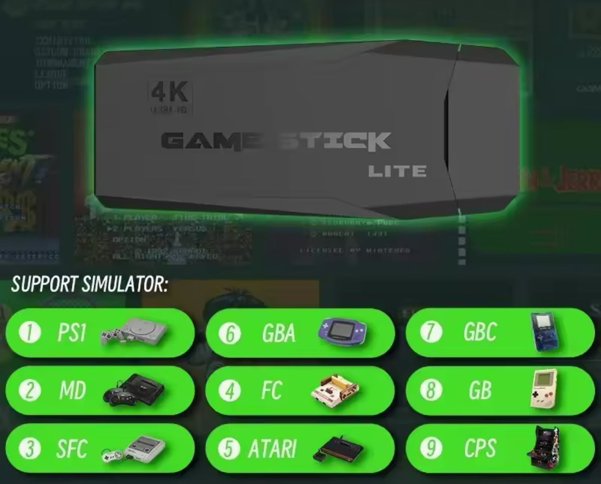 1-4 Spieler Retro Gaming HD Konsole