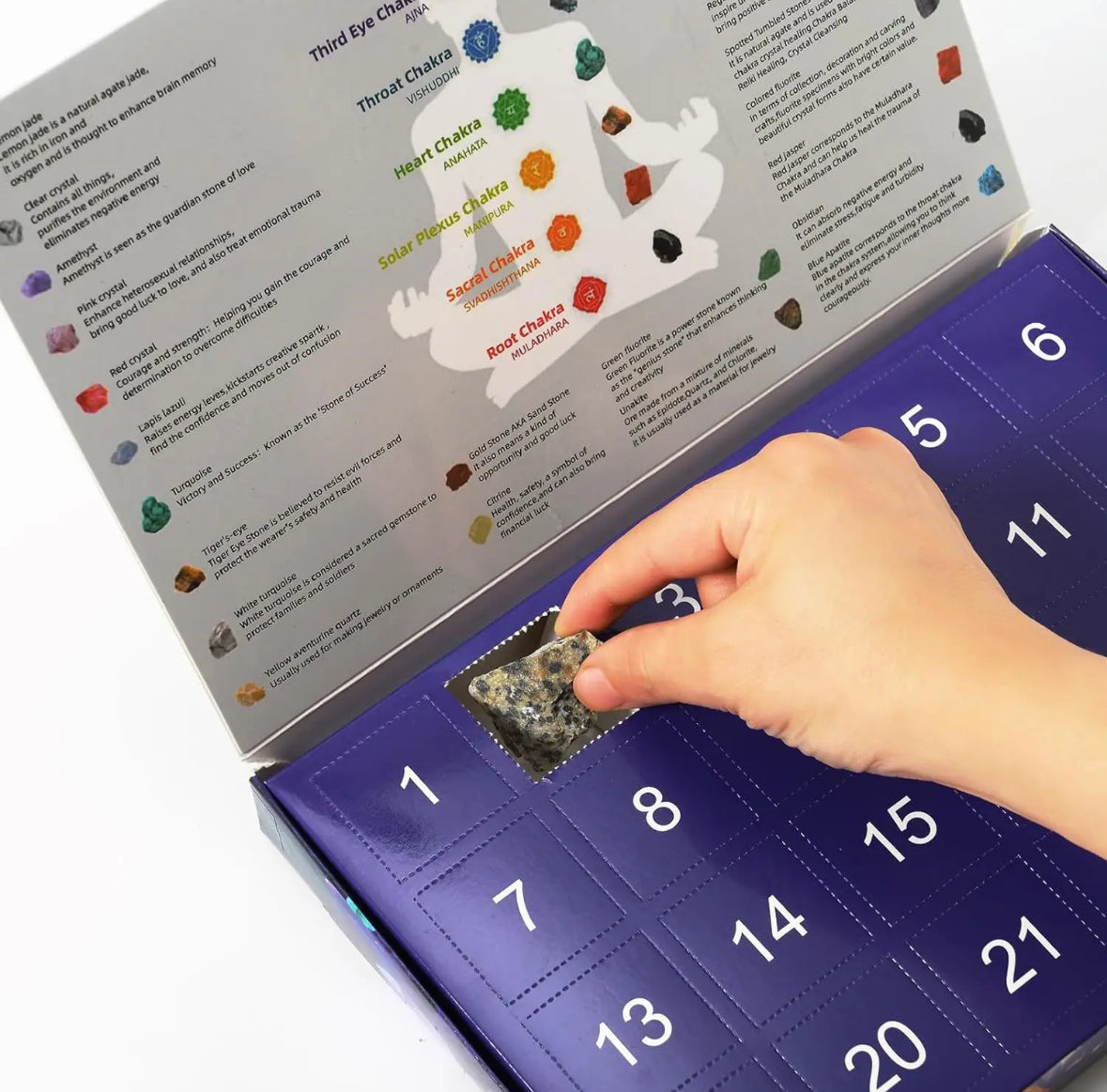 Edelstein Kristall Adventskalender