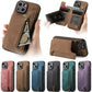 Wildleder iPhone Hülle mit Geldbörse