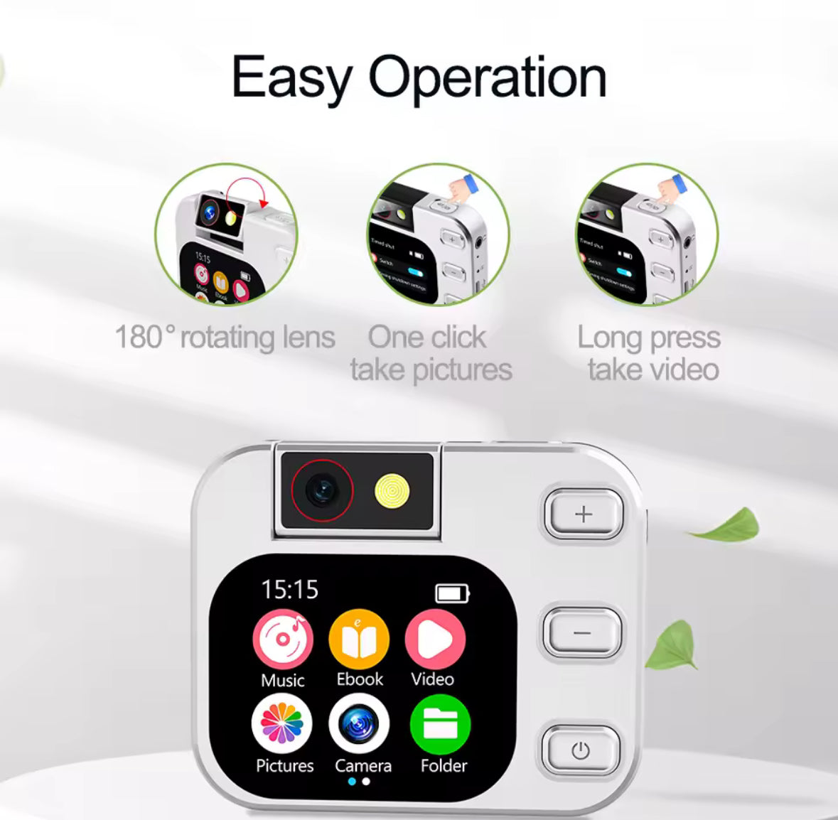 Smart Touch MP4 Player mit Kamera