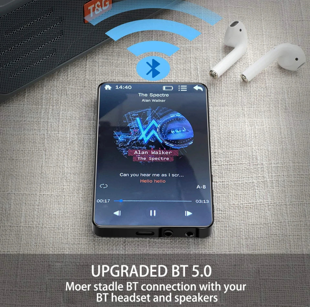 Multifunktionaler Smart Touch MP3 Player