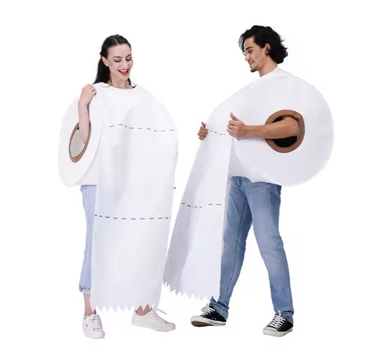 Lustiges Toiletten Papier Ganzkörper Kostüm