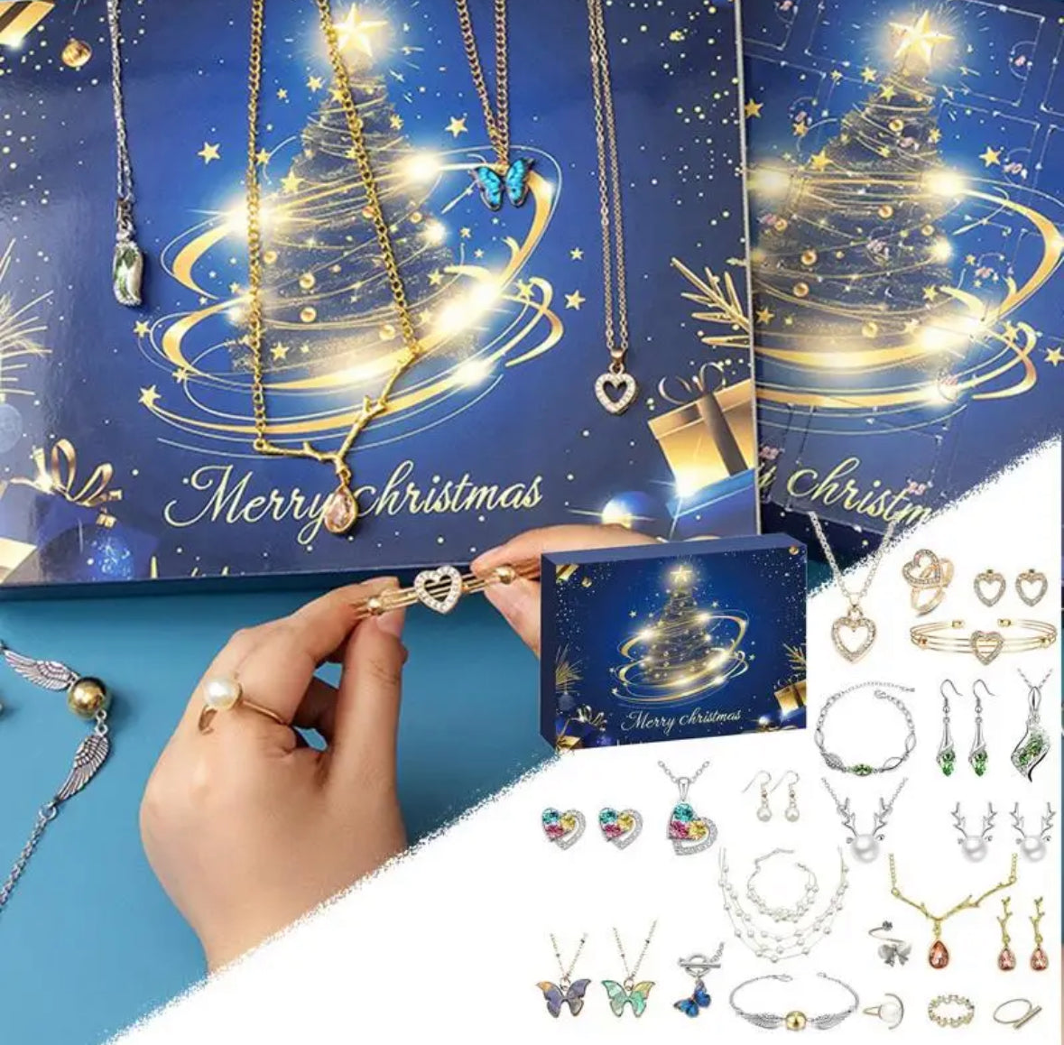 Nickelfreier Schmuck Adventskalender