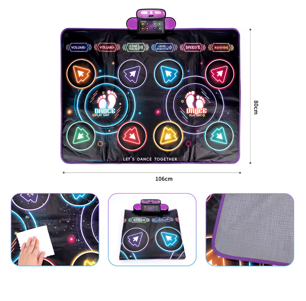 Elektrische 2 Spieler Tanz Matte