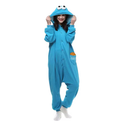 Cookie Monster Ganzkörper Kostüm