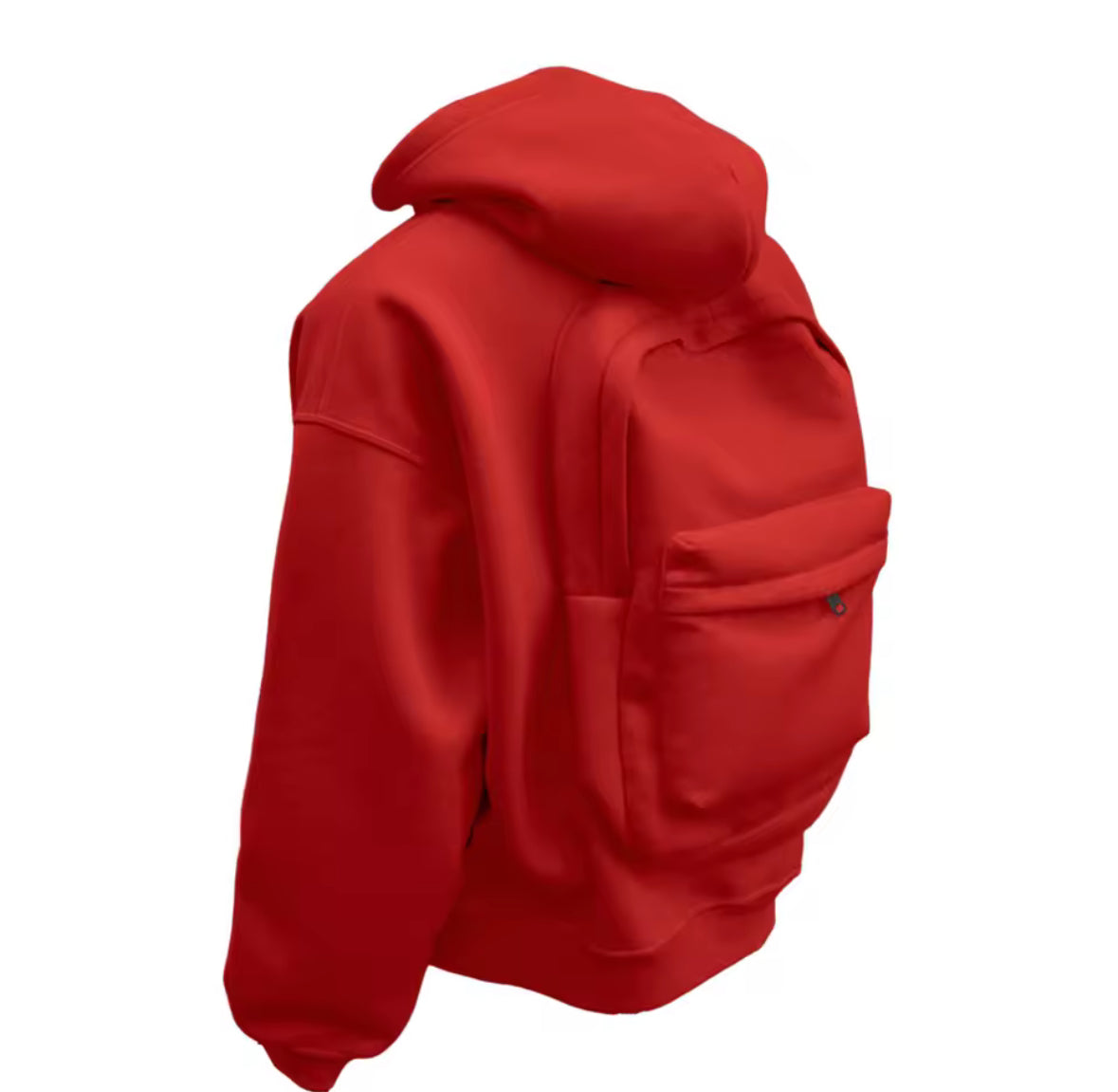 Rucksack Reissverschluss Sweatshirt