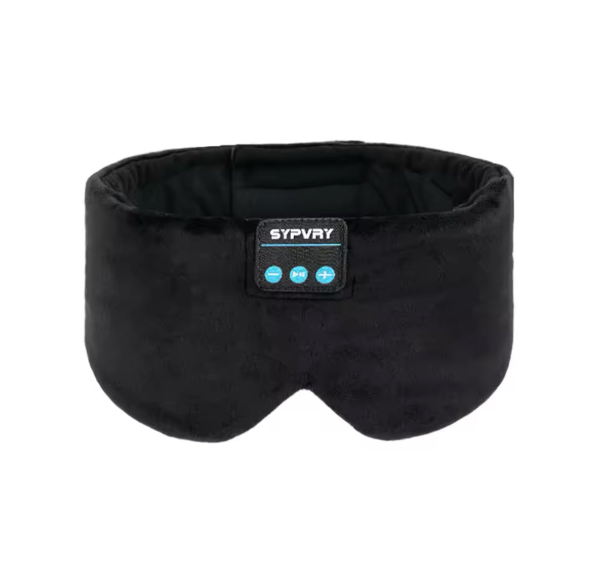 Seidene Plüsch Schlaf Maske mit Kopfhörern