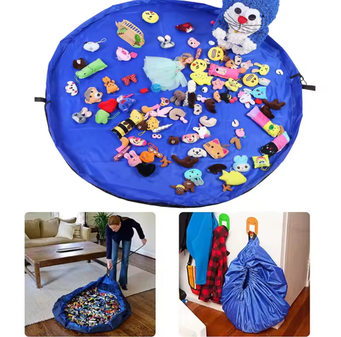 2 in 1 Spielmatten Aufräume Tasche