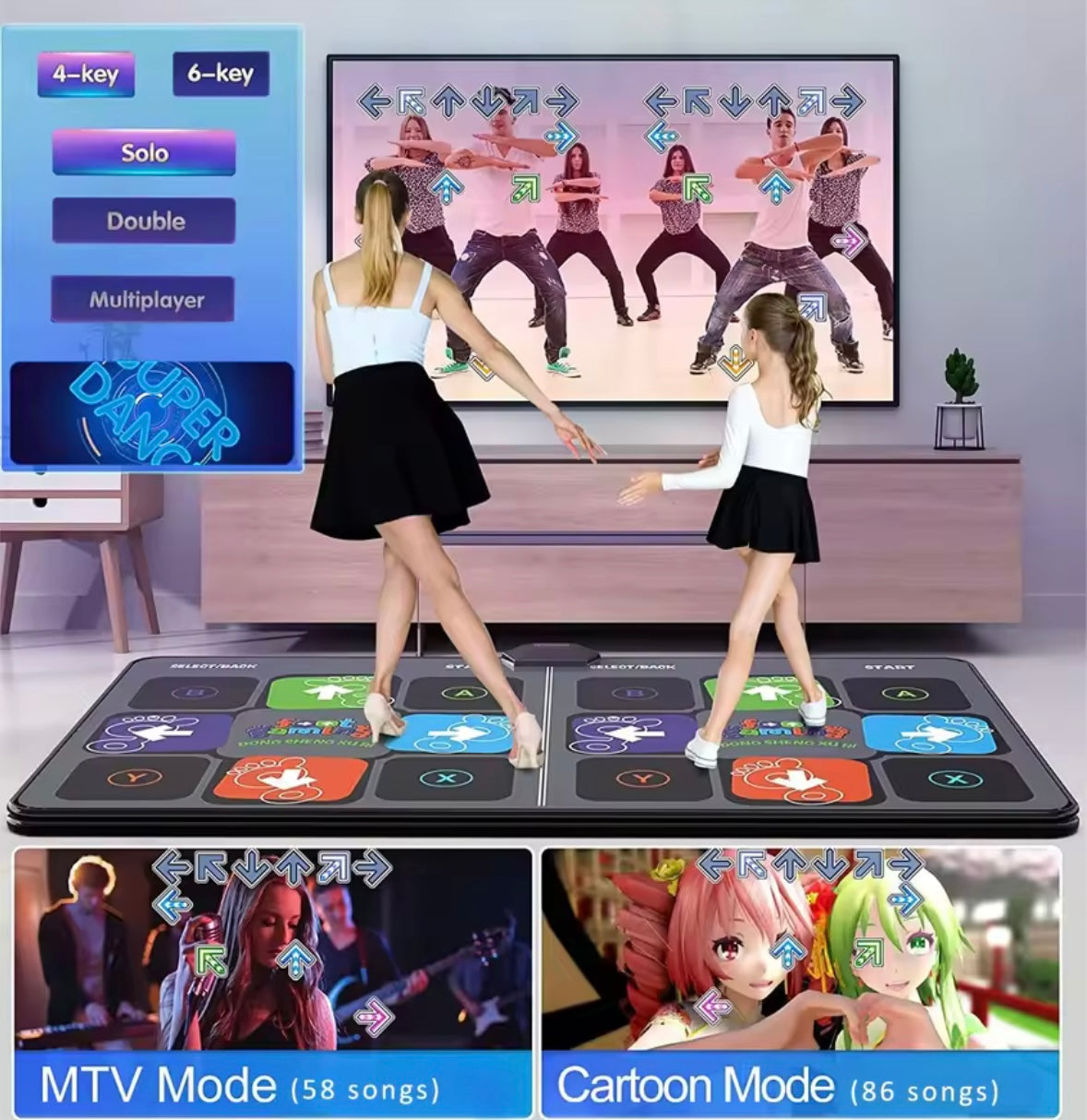 Multifunktionale Party Spiel Matten Konsole