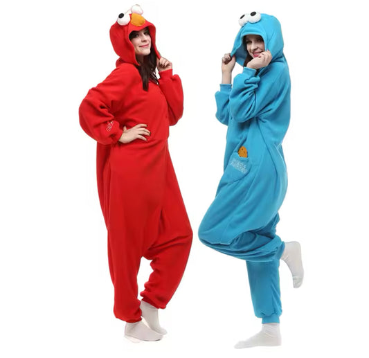 Cookie Monster Ganzkörper Kostüm