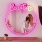 LED Neon Beauty Spiegel