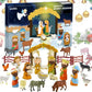 Krippen Weihnachtsabend Adventskalender