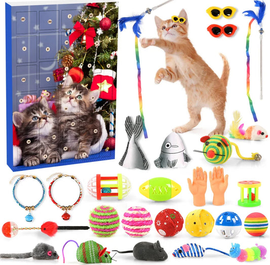Katzen Adventskalender für Haustiere