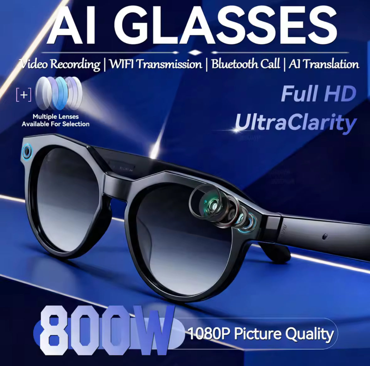 Smart AI Video Sonnenbrille