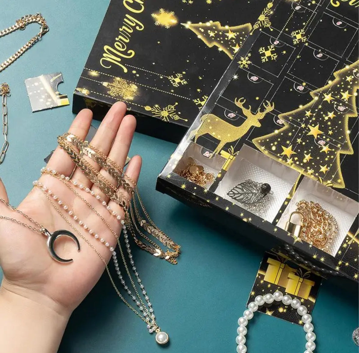 Nickelfreier Schmuck Adventskalender