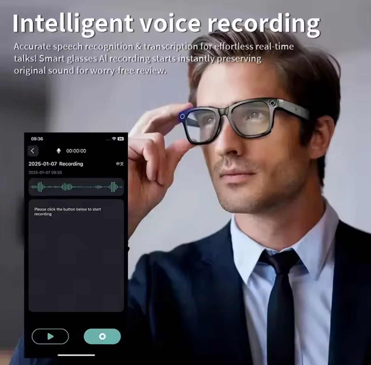 Ai Smart Multifunktions Sonnen Brille